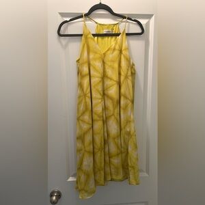 Fun yellow print Calvin Klein dress